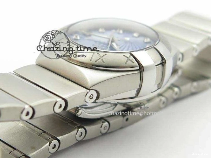 1228 Constellation 28mm V6F Best Edition SS Blue Dial On SS Bracelet A MultiPurpose 8201